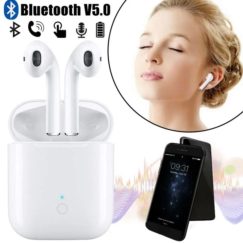 LK TE9 Беспроводная bluetooth гарнитура зарядка наушники умные с зарядным