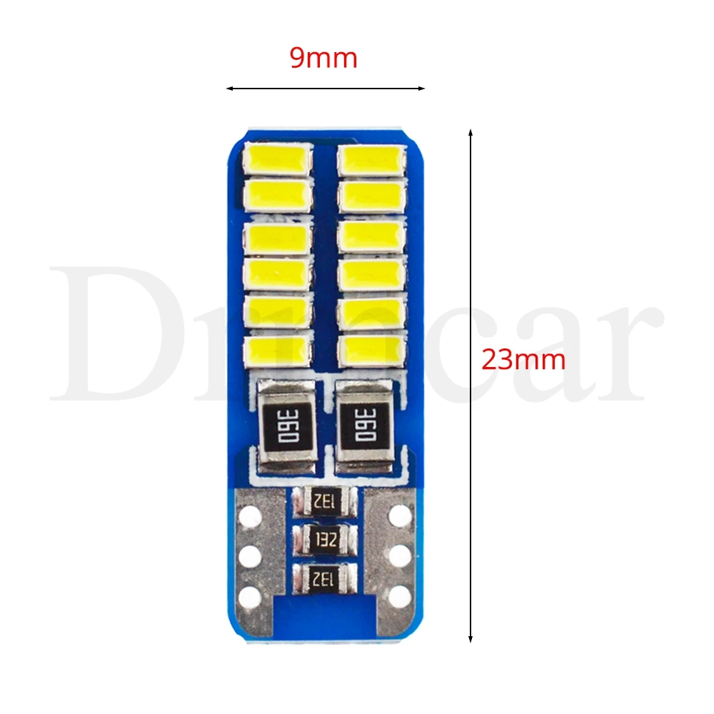 T10 24smd светодиодный светильник автомобильная лампа CANBUS без ошибок 12 В супер яркий