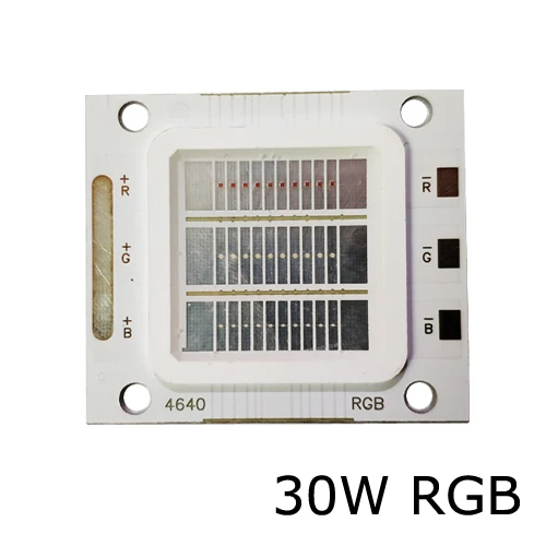 Светодиодный RGB чип диод 30 Вт Высокая мощность яркая лампочка DIY COB прожектор