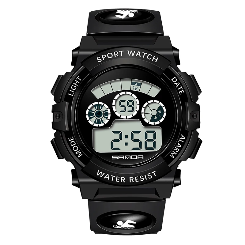 SANDA Waterproof Luminescence Digital Watch S-Shock Fashion Watches Men Sport Outdoor Military Men'S | Наручные часы