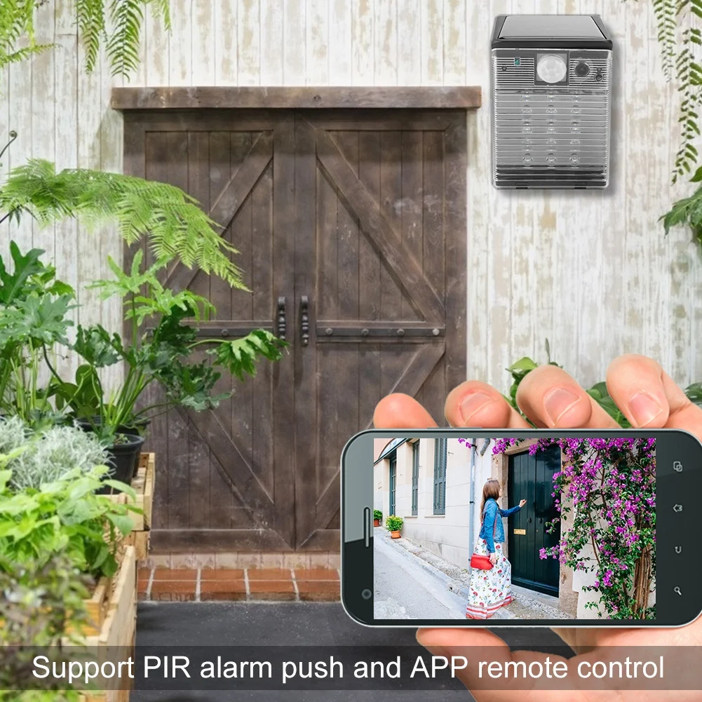 Солнечный Камера Wi Fi Беспроводной открытый Yardsecurity 1080P светодиодный LampIP65