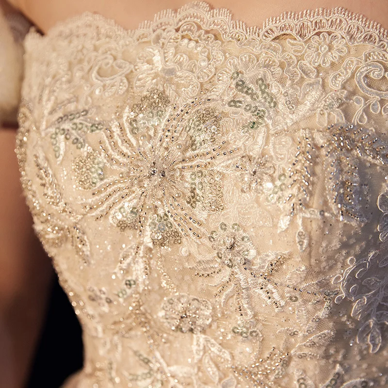 Vivian's Bridal 2019 роскошное свадебное платье с блестящими кристаллами сексуальное