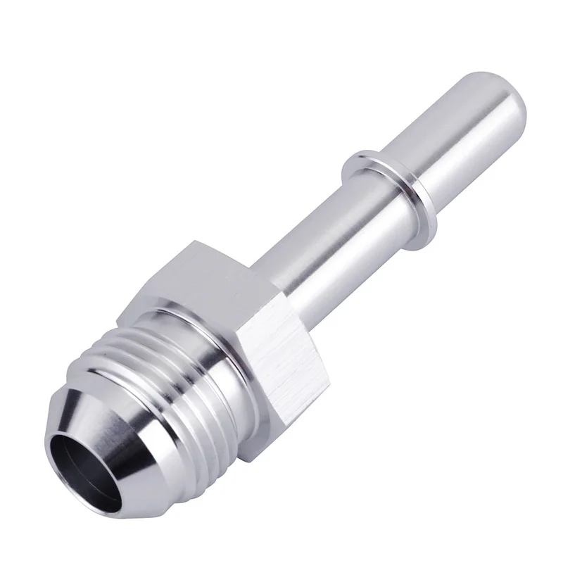 ESPEEDER Silver AN8 Male to 3/8 &quotSAE быстроразъемный мужской нажимной EFI Топливный Шланг из