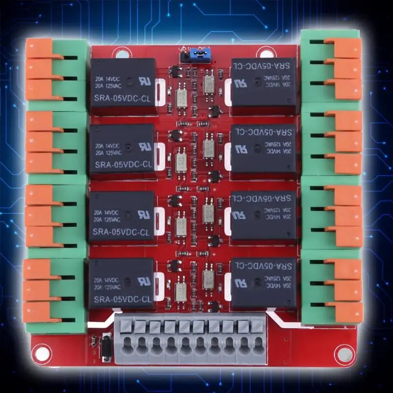 8 канальный сетевой видеорегистратор 20A модуль управления реле для Arduino UNO MEGA2560 R3
