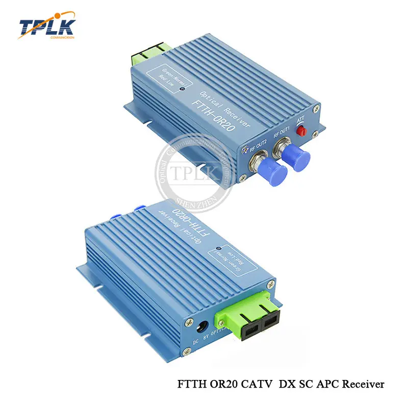 Алюминиевый CATV FTTH AGC Micro SC APC SX разъем для PON OR20 волоконно оптический приемник