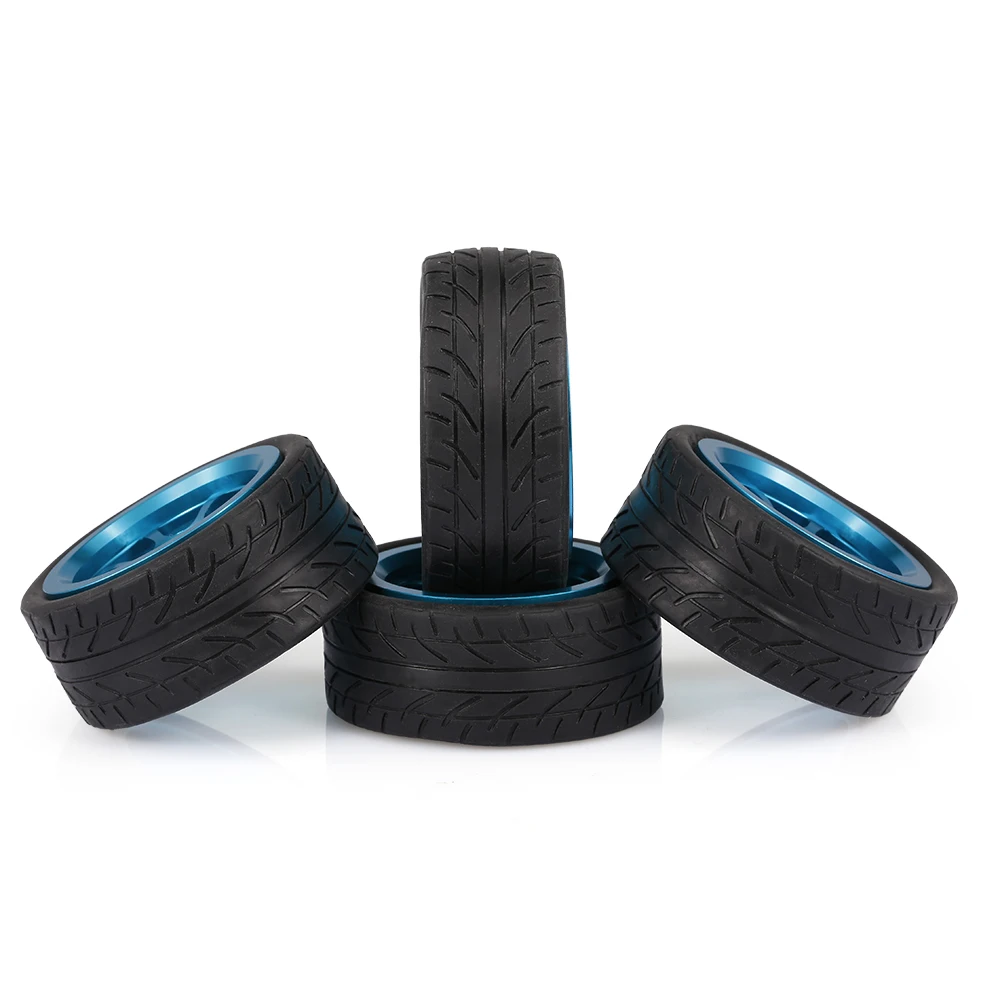 TPOWER шины 4 шт колеса с ступицей для WLtoys A959 A949 A969 A979 K929 B 1/18 RC внедорожные