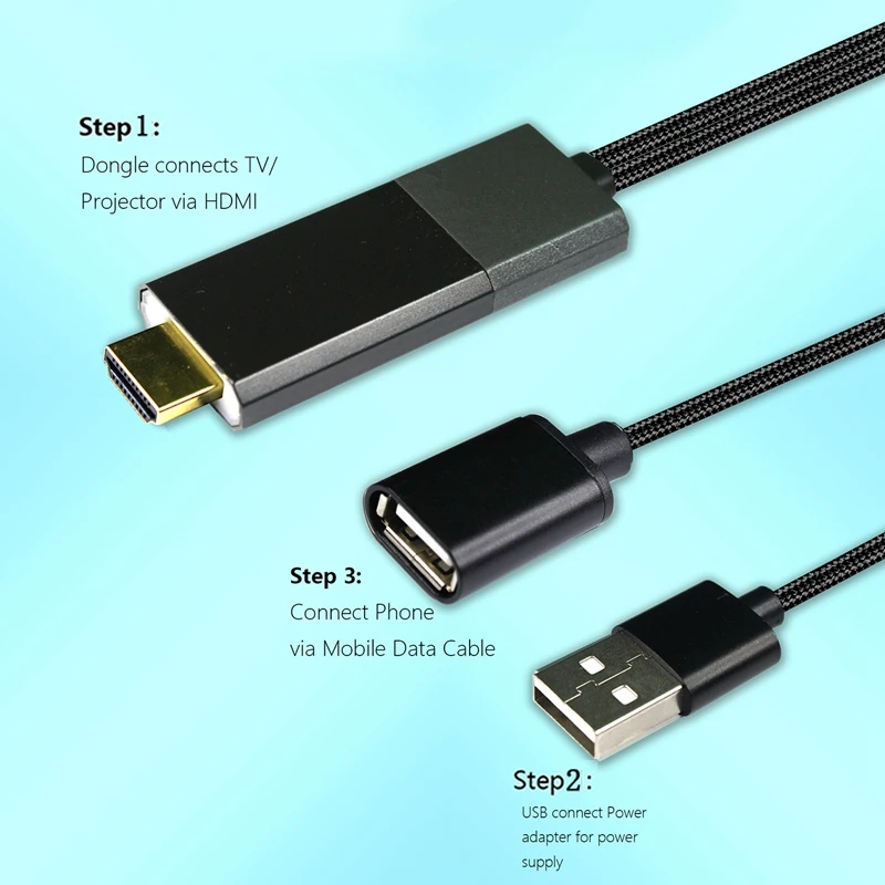 L8 Tv Stick Smart Dongle Hdtv Av адаптер цифровой в Hdmi 1080P видео приемник дисплей кабель для Iphone