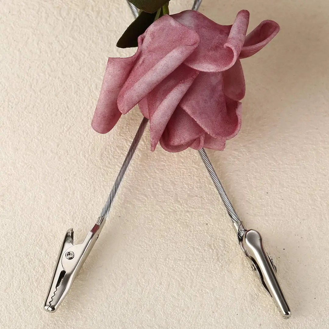 10 X Crocodile Metal Clips With Wire Stalk Alligator Clamps For Memo Note Card Holders | Канцтовары для офиса и дома