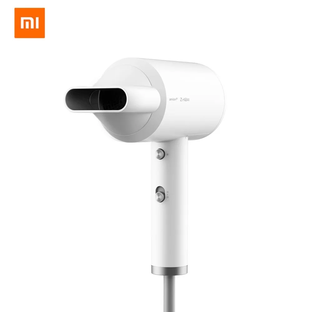 Оригинальный Портативный Фен xiaomi mijia zhibai анион HL3 1800 Вт 2 скорости температура Mi