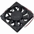 Gdstime DC 12 В двойной шар 12 см 120 мм x 120 мм x 25 мм компьютерный Бесщеточный Охлаждающий вентилятор 2Pin большой воздушный поток