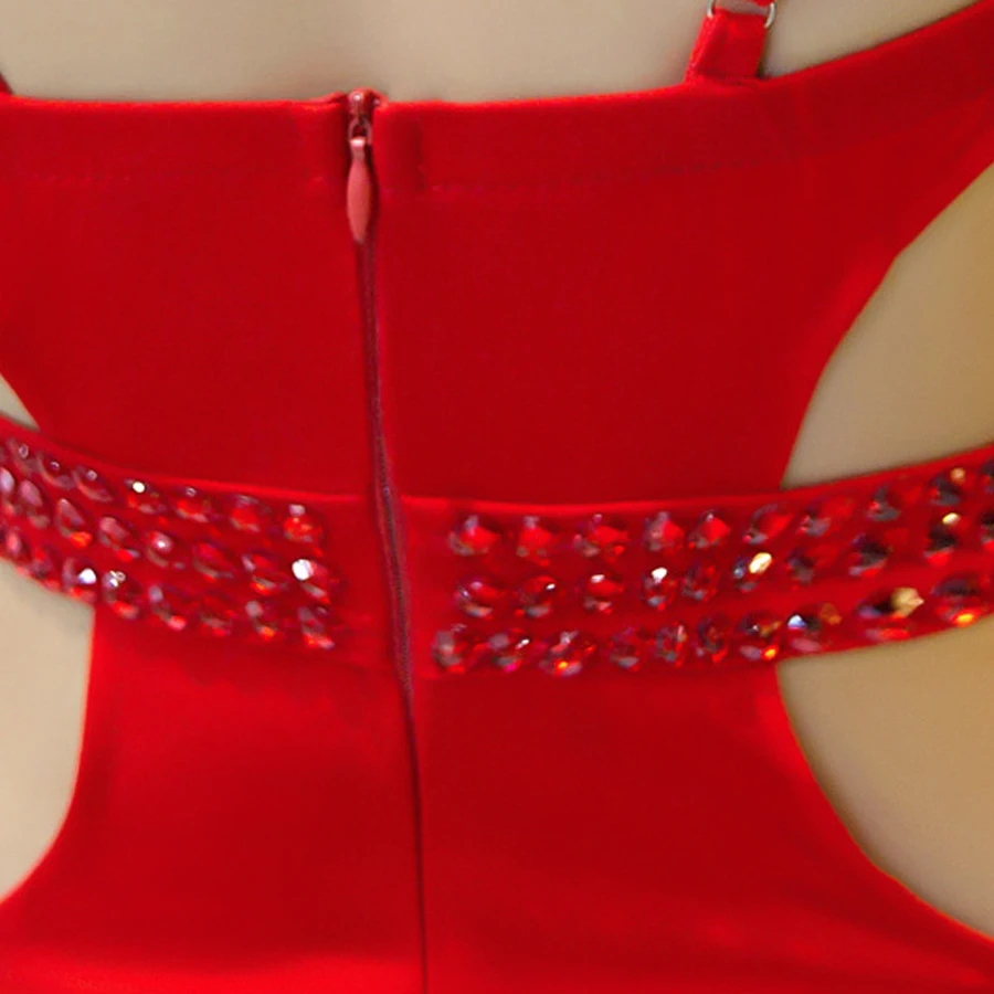 Vestidos Festa новинка Vestido De Noche простые платья Largos кристаллы Милая Русалка Длинные