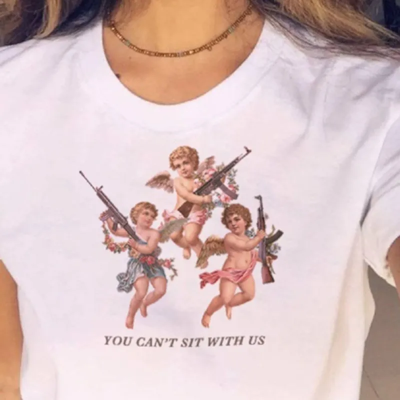 Summer Short Sleeve Shirt TEE T-shirt Fashion Women T Tumblr Tee Top | Женская одежда