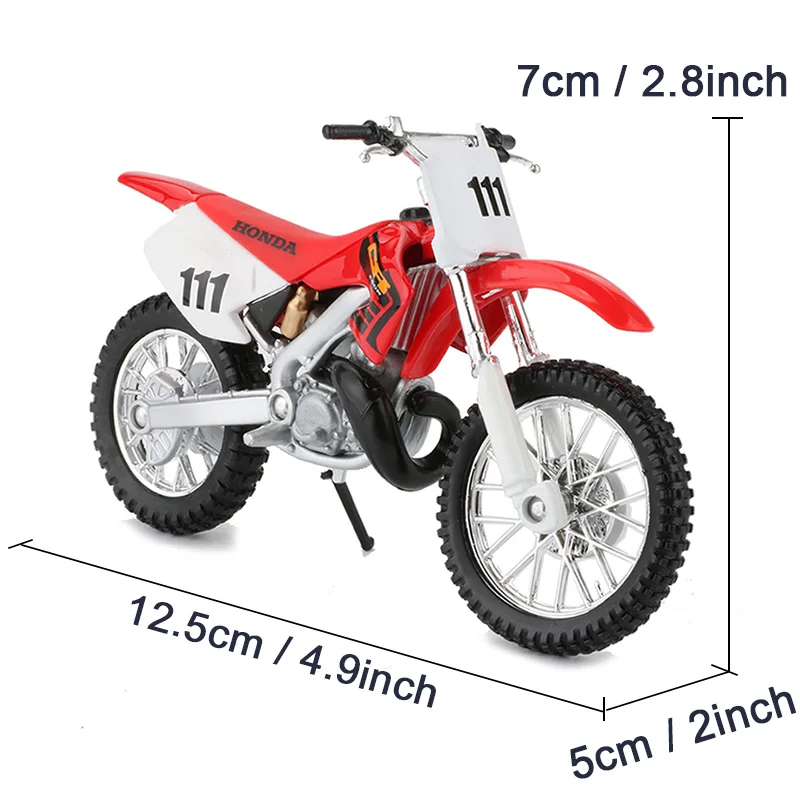 Maisto 1:18 Модель мотоцикла игрушка внедорожник CR250R сплав моделирование мотоцикл