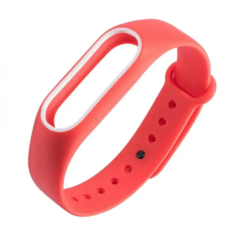 10 цветов силиконовый браслет на запястье для Miband 2 Силиконовый 220 мм сменный