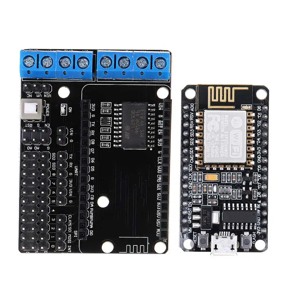 CLAITE 1 ПК Смарт ESP8266 макетная плата + драйвер wifi Плата расширения для IOT NodeMcu ESP12E Lua