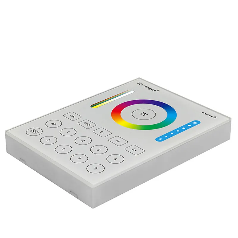 CLAITE B8 8 Zones настенное крепление смарт панель LED диммер контроллер работает с RGB + CCT