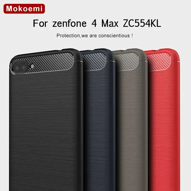 Ударопрочный Мягкий чехол Mokoemi 5 дюйма для Asus Zenfone 4 Max Pro ZC554KL телефона Plus
