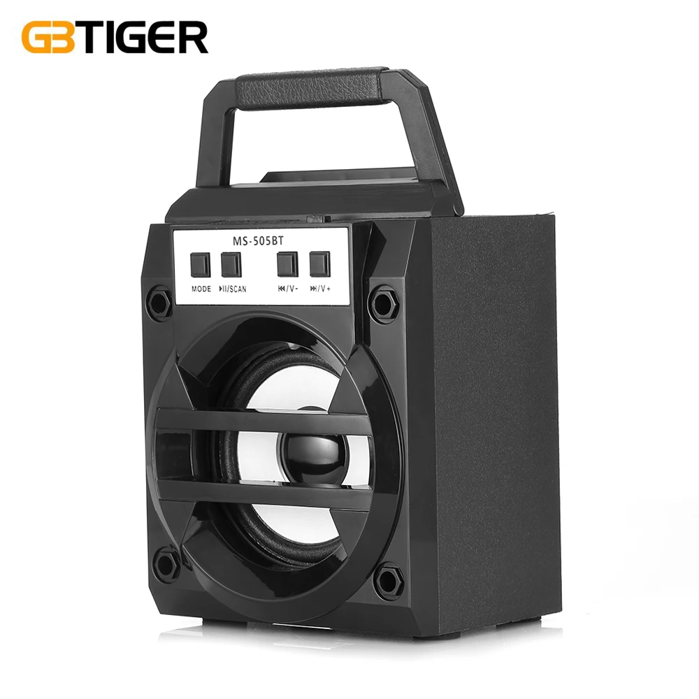 GBTIGER MS 505BT Портативный беспроводной Bluetooth стерео динамик мини плеер|Всепогодные