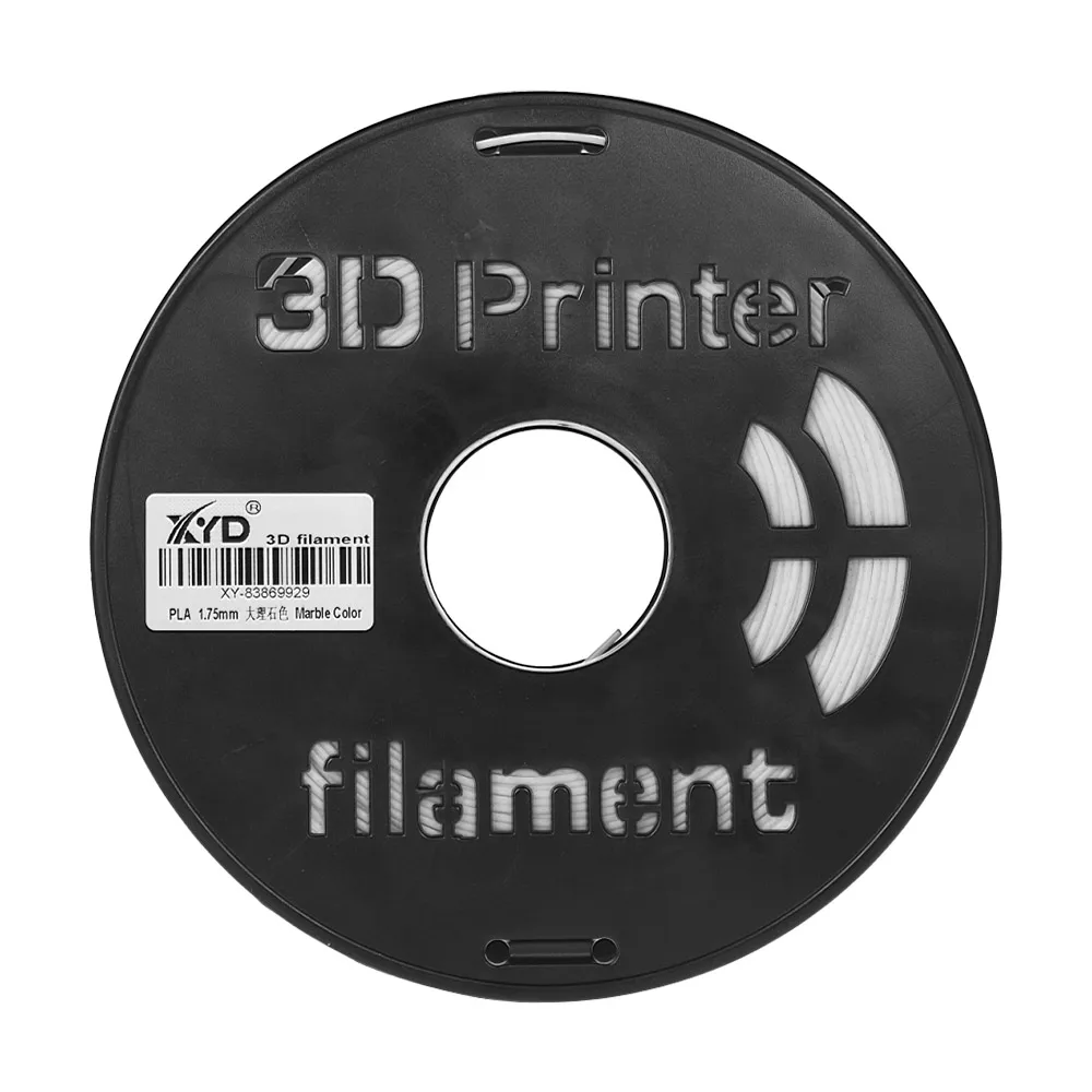 PLA нить для 3D принтера Мраморная 1 75 мм кг (0 02 фунтов)/катушка точность размеров +/