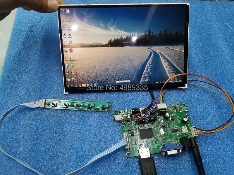 Монитор диагональю 8 9 дюйма hdmi8.9 комплект модульного дисплея 1920x1200 квадратный