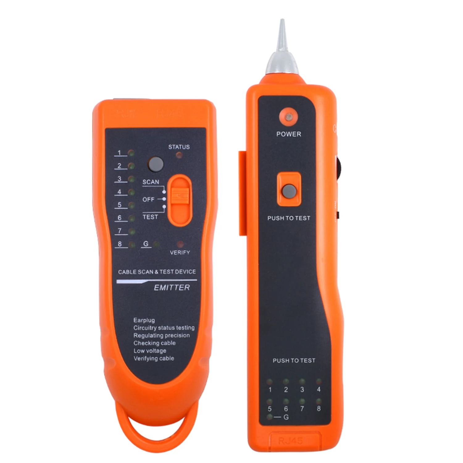 Utp Stp Cat5 Cat6 Rj45 Lan Сетевой кабель тестер линия Finder Rj11 телефонный провод трекер Tracer