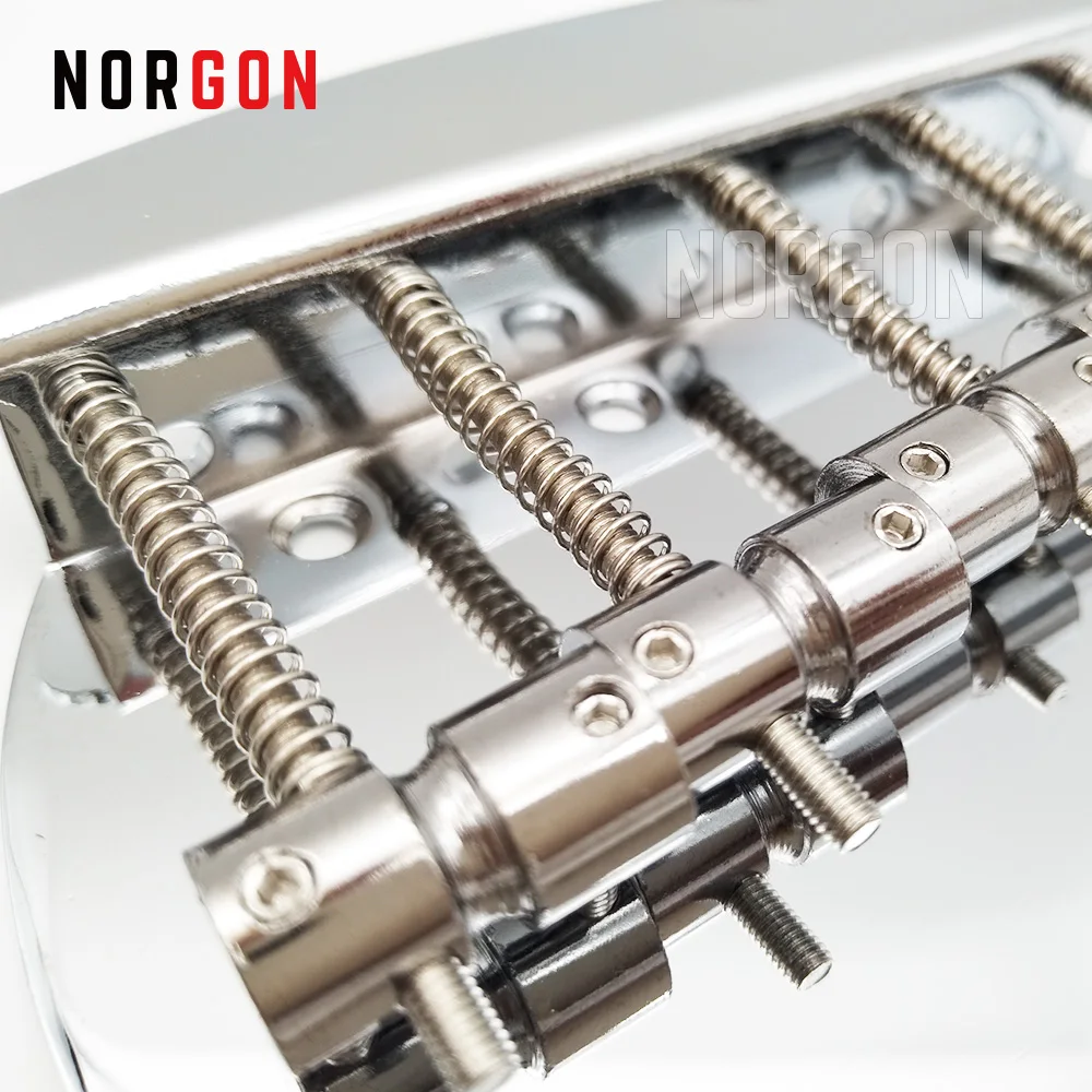 Norgon 4-String/5-String электрический бас гитара мост джаз хром части и аксессуары седло