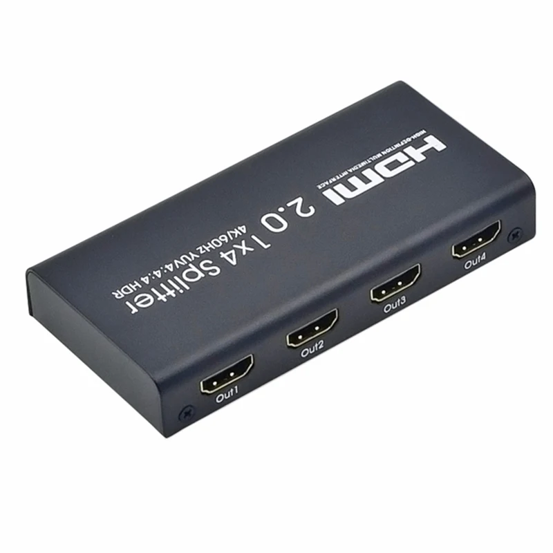 Лучшие предложения 4K Hdmi сплиттер 2 0 1X4 Hdcp 1 4 Hdr Hdmi2.0 для Dvd Ps3 Ps4 | Электроника