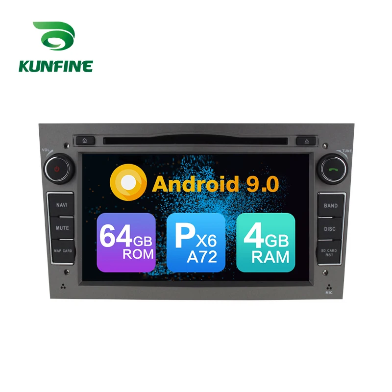 Android 9 0 Core PX6 A72 Ram 4G Rom 64G Автомобильный DVD GPS мультимедийный плеер стерео для OPEL Astra