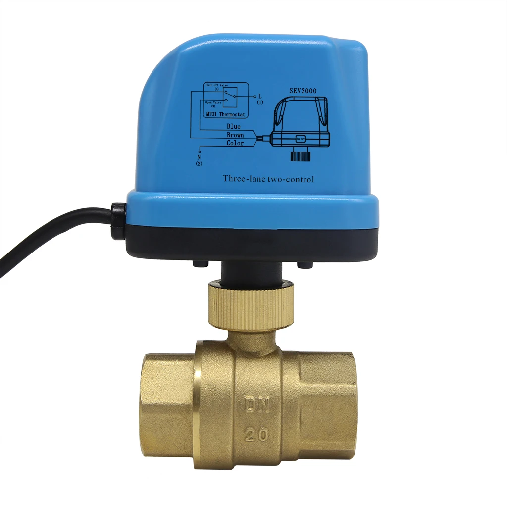 Электрический шаровой кран G3/4 &quotDN20 3/4 дюймов 2 Way 220V Управление механизированные