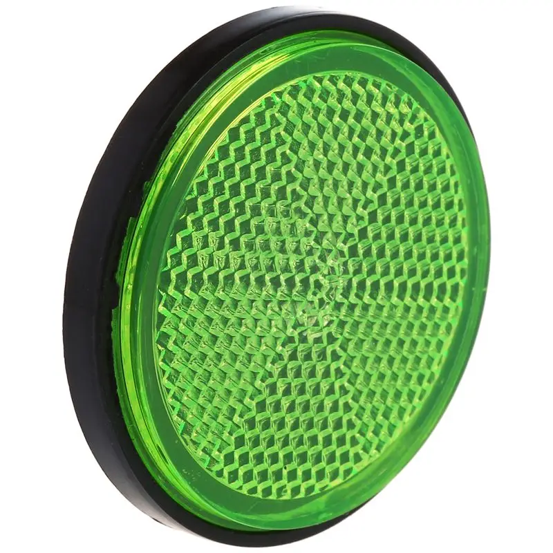 

Round light green Reflectors Universal For Motorcycles ATV Bikes Dirt Bikes