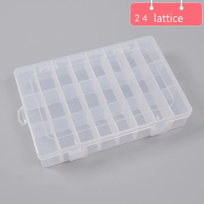 

Small Plastic Box Transparent With Lid PP Rectangle Case For Jewelry Sundries Home Office