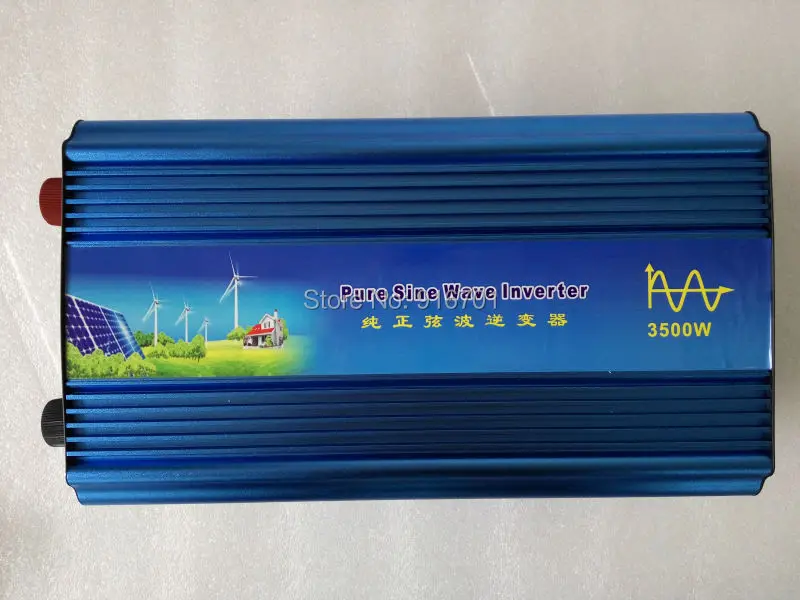 

Free Shipping 3500W DC12V to AC220V Surge Power 7000W Pure Sine Wave Inverter