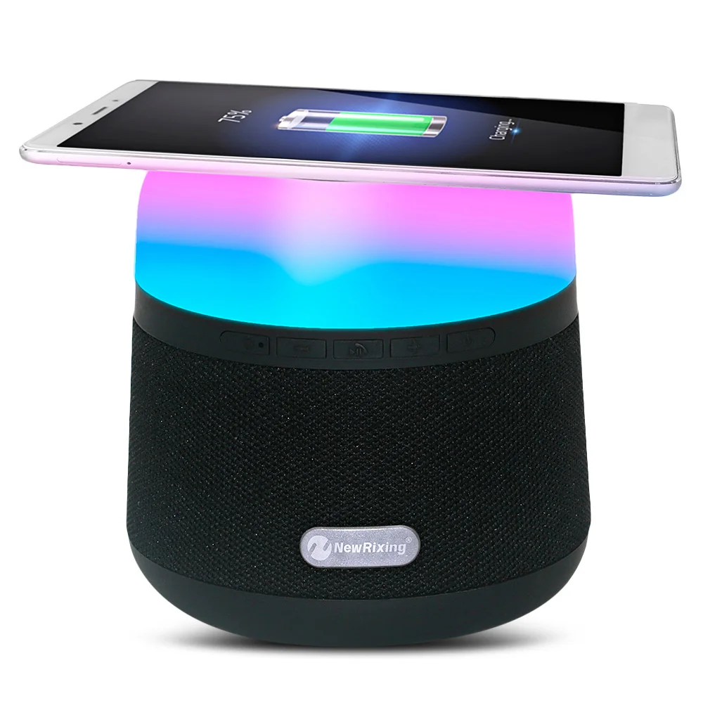 NewRixing NR 3500 LED Bluetooth стерео динамик Беспроводное зарядное устройство для кемпинга