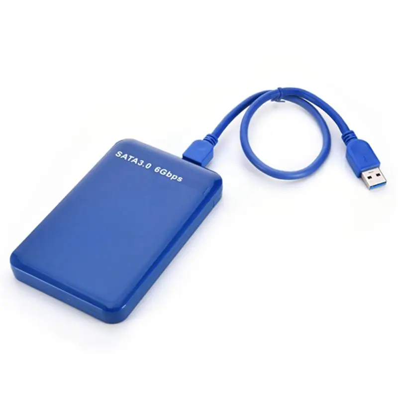 Синий Жесткий диск 2 5 дюйма USB SATA3.0 HDD внешний 6 Гбит/с поддержка протокола UASP 3 ТБ |
