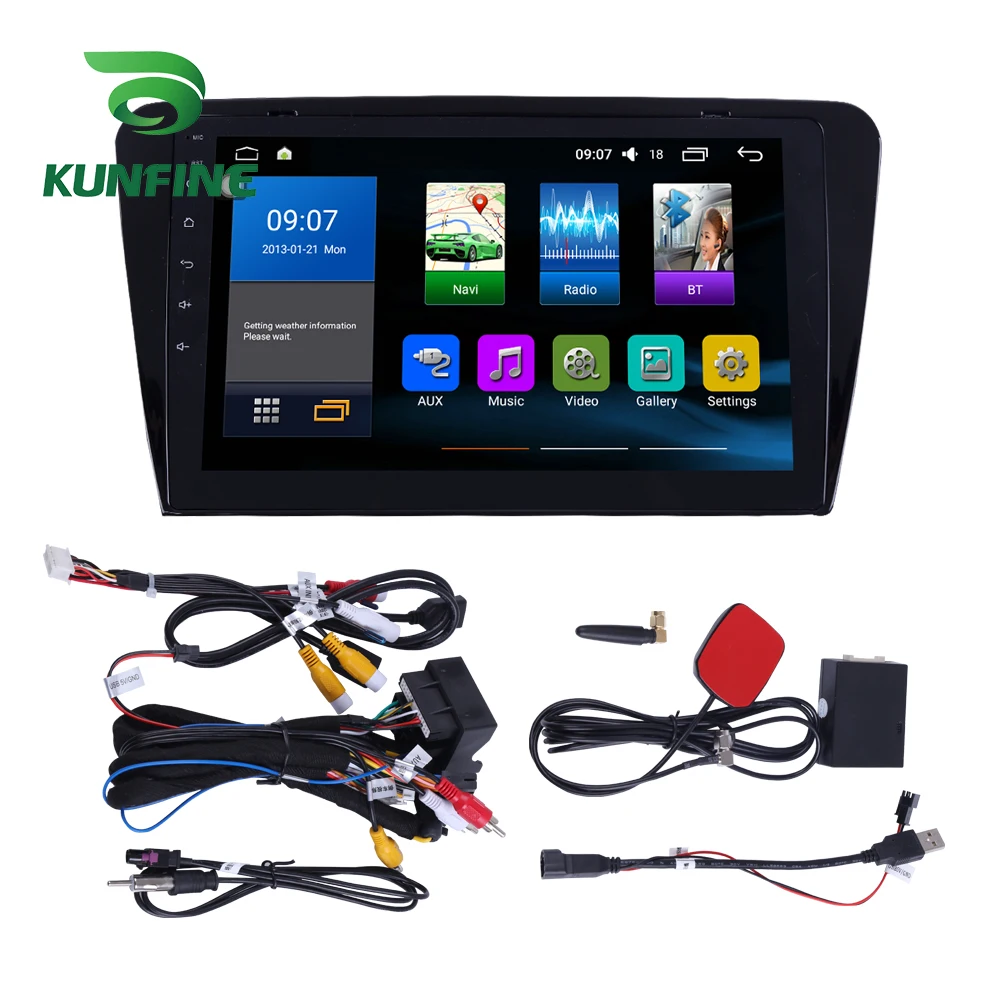 Восьмиядерный 1024*600 Android 8 1 автомобильный DVD GPS навигационный плеер Deckless стерео для