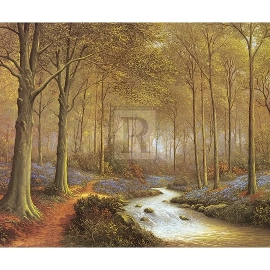 Bluebell Walk постер печать Эрика форса (34x24)|Таблички и знаки| |