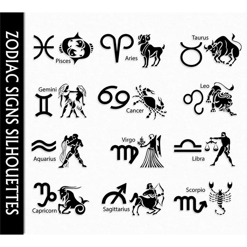 Vnox Aries астрология созвездие Зодиак кулон ожерелья для мужчин и женщин Бесплатная