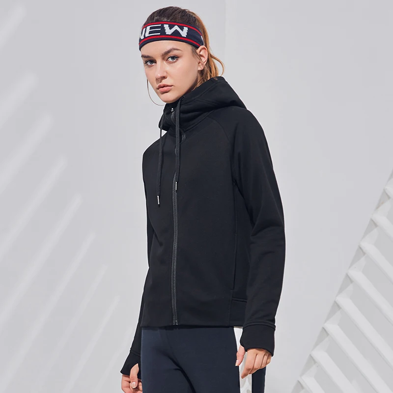 Willarde осенне-зимние спортивные куртки для бега и йоги женские толстовки на молнии