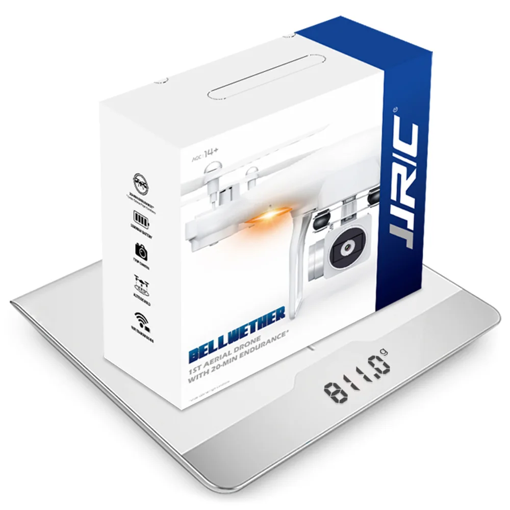 Оригинальный JJRC H68 Bellwether WiFi FPV 2MP 720P HD камера 20 минут время полета Радиоуправляемый