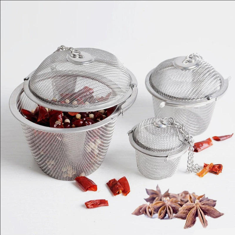 Нержавеющая сталь Чай Infuser ситечко для раковины шар из сетчатого материала с