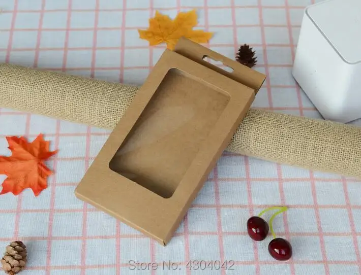 Universal Mobile Phone Case Package Paper Kraft Brown Retail Packaging Box for iphone X 8 7 Plus Samsung S4 S9 Cell phone case | Мобильные