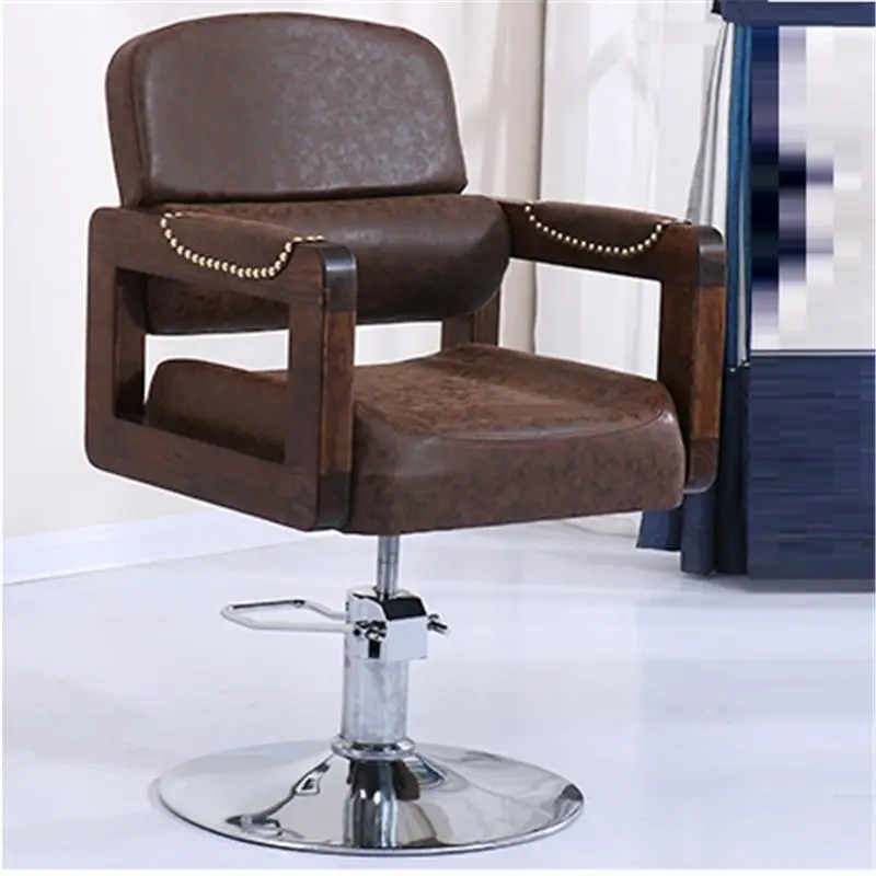 De Beauty Makeup Fauteuil Barbeiro Hair Furniture Sedie Stoelen Barbearia Salon Barbershop Cadeira парикмахерское кресло| |