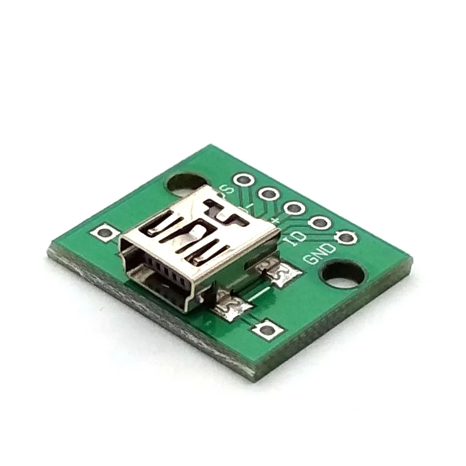Мини адаптер USB для DIP адаптера преобразователь 2 54 мм печатной платы DIY источник