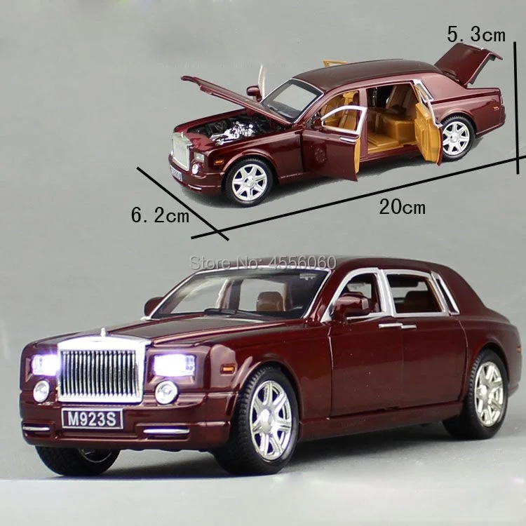 Весы 1:24 Rolls Royce Phantom эксклюзивная модель автомобиля литые машины из
