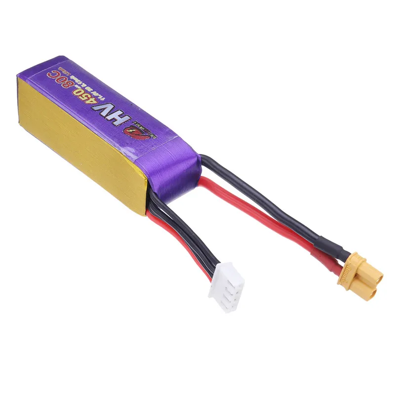 1/4 шт My красный берет 11 4 V 450 mAh 80C 3 S HV 35 XT30 Plug Липо Батарея для FPV Racing Дрон