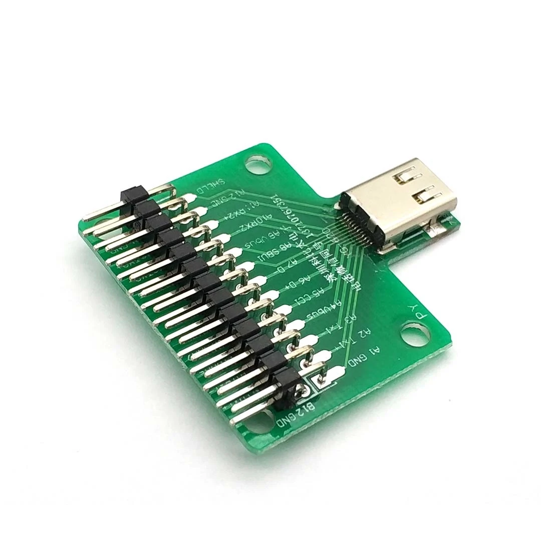 Адаптер розетки с 24 контактами USB 3 1 Тип C для подключения провода и кабеля P