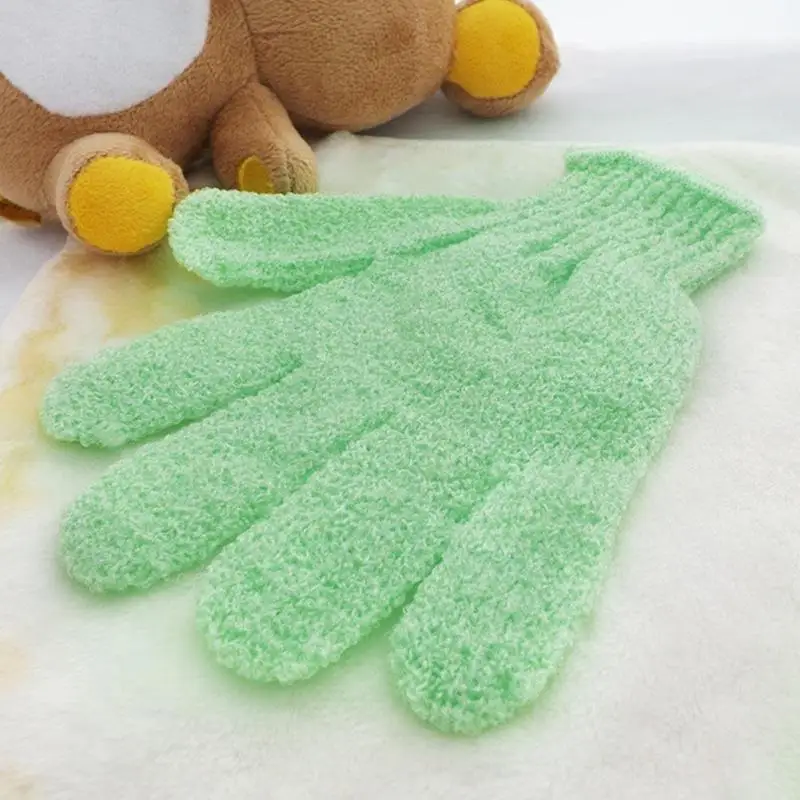 Отшелушивающие перчатки для ванны удобные Цвет ful скруббер GloveWash кожи Spa массаж