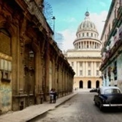 Печать плакатов правительства здания в городе аль-капитоле Гавана Кубы (30x14) | Дом