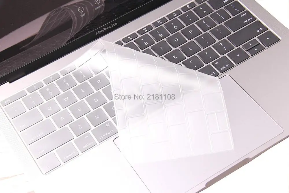 Прозрачный силиконовый защитный чехол из ТПУ с клавиатурой для Macbook Air 13 3 A1932 Pro13 M1
