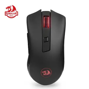 Игровая мышь Redragon M652, USB-приемник, беспроводная мышь, Портативная оптическая мышь, 2,4 ГГц, 5 регулируемых уровней DPI, 6 кнопок, для LOL